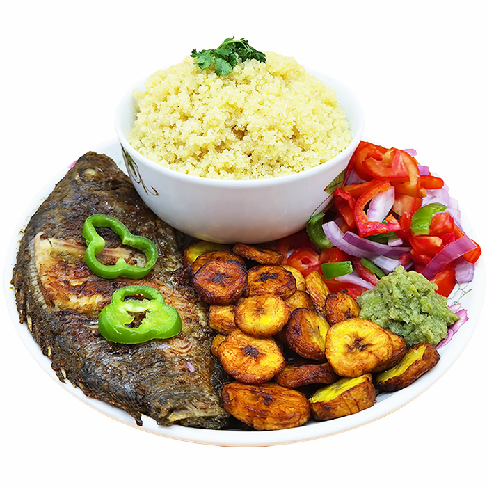 ATTIEKE PLAT Bonjour Afrique Gold food Africa
